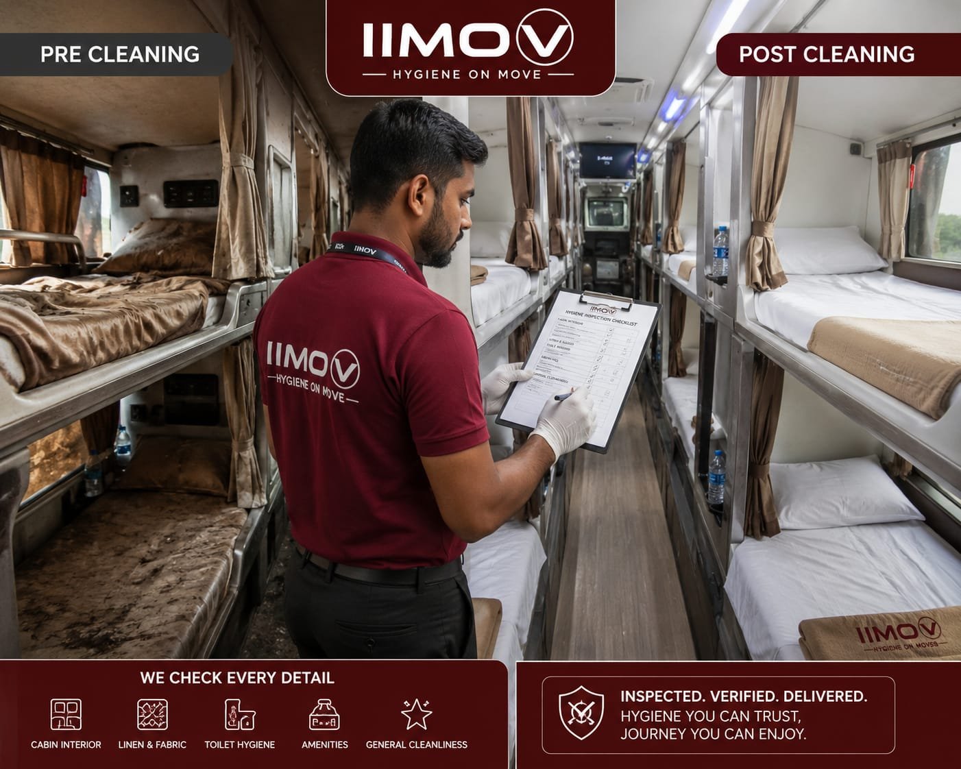 IIYMOV hygiene officer at work