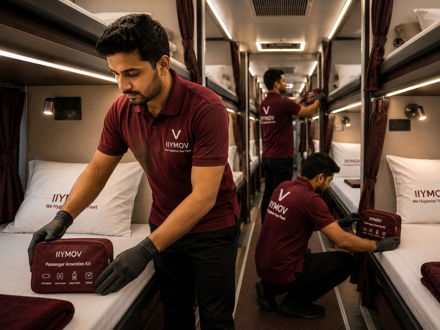 Passenger amenities vending service